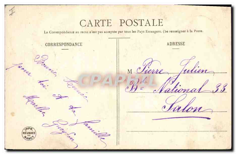CPA Fantaisie Enfants Les petites bretonnes Folklore — Rückseite