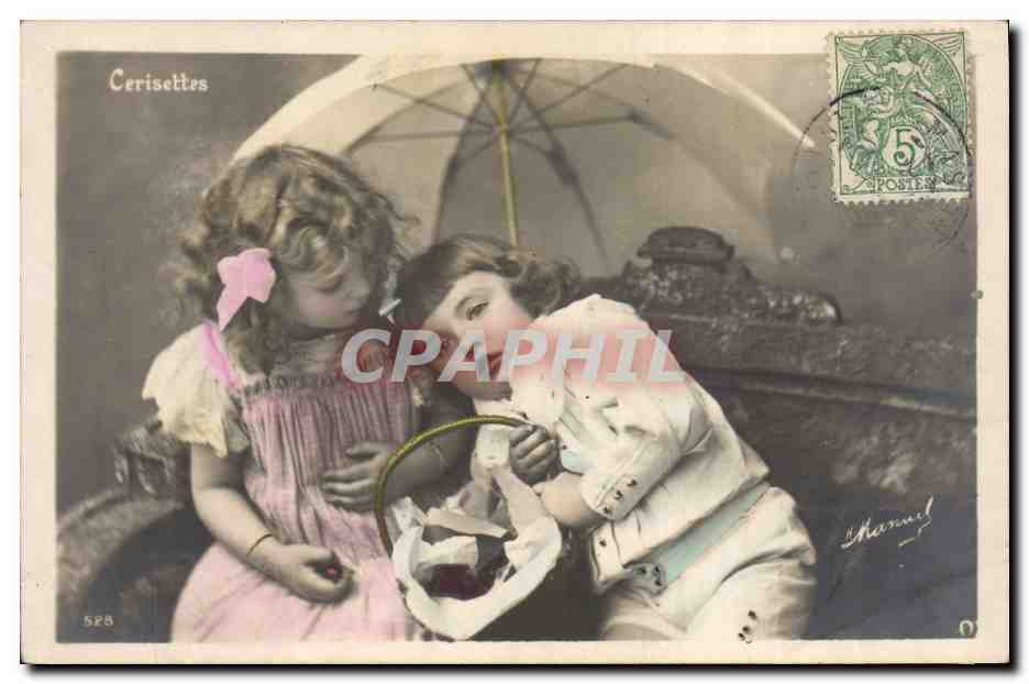 CPA Fantaisie Enfants Cerisettes