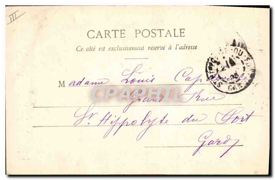 Sous le parapluie — scène de couple sous la pluie — éditeur Pigot & Cie, A. Benabès & Cie, N° 347 — Reverso