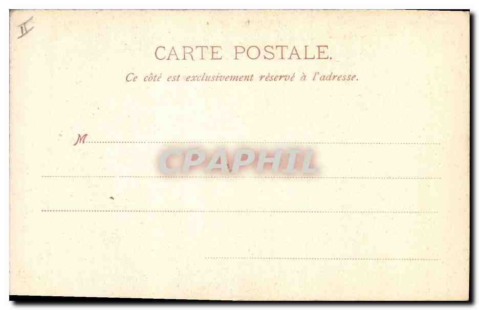 CPA Fantaisie Enfants La dinette — Verso