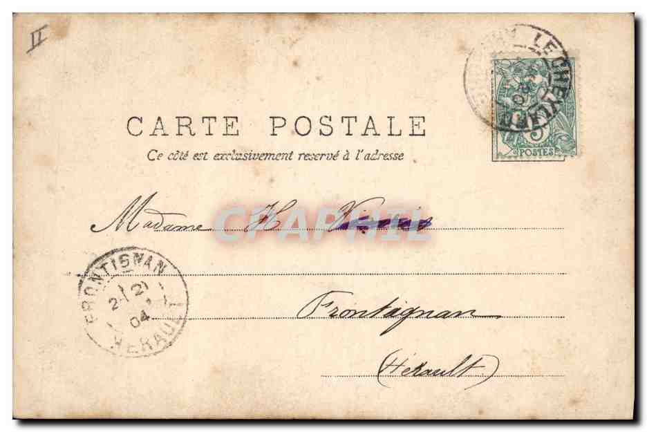 CPA Fantaisie Enfant J'ai un faible pour Madame — Verso