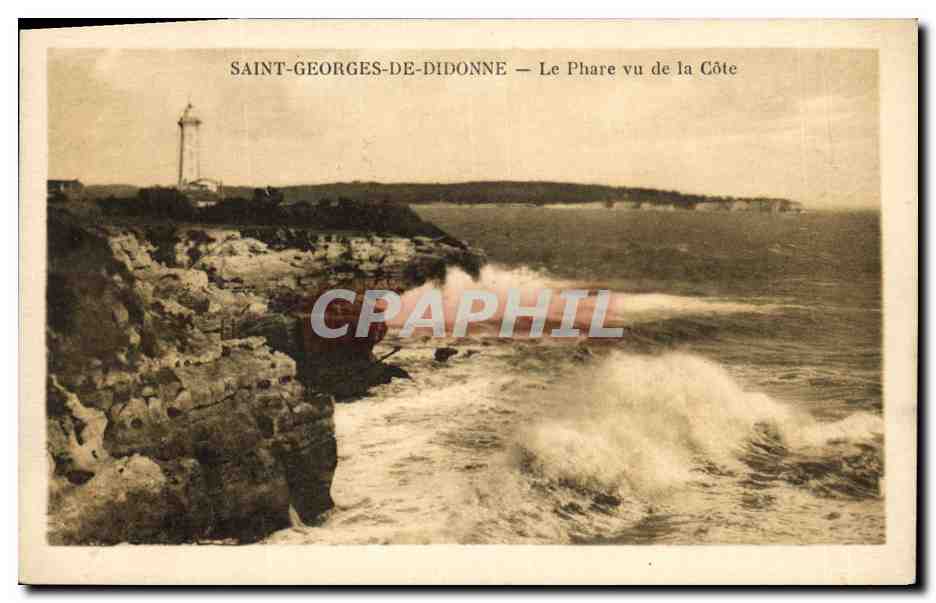 CPA Phare vu de la Cote Sainte Georges de Didonne