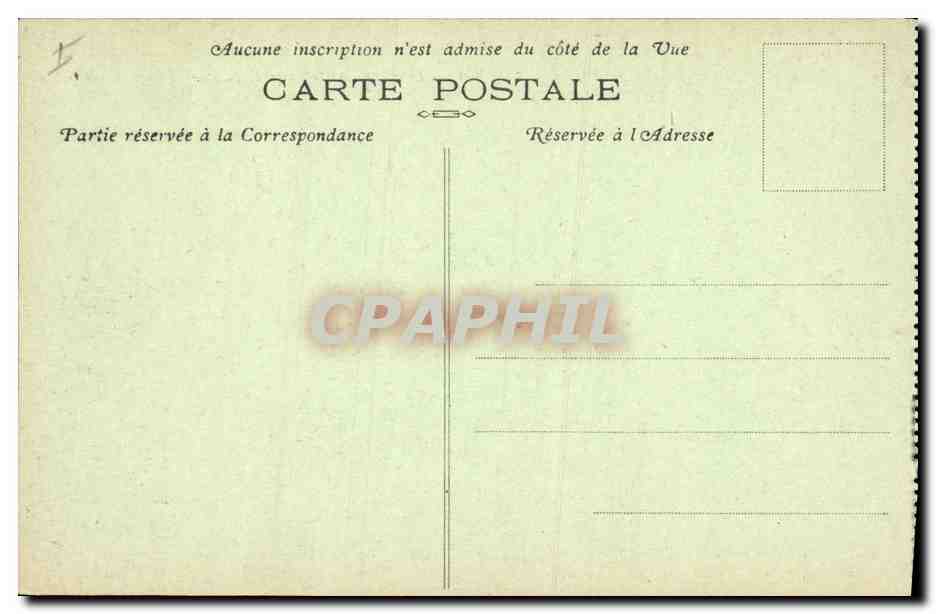 CPA Phare Cherbourg Le phare de la grande jetee et l'escadre en rade Bateaux — Rückseite