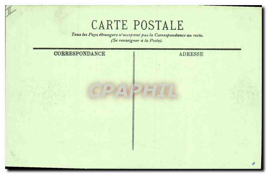 CPA Phare Cherbourg La jetee Bateaux — Rückseite