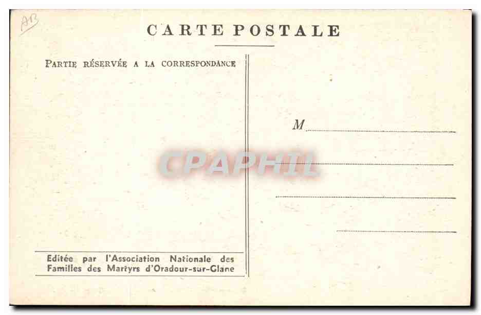 Oradour-sur-Glane — Des cadavres dans une grange — Documents Archives — Verso