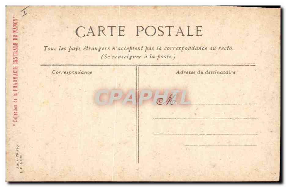 CPA Orgue Palais de Versailles Interieur de la chapelle — Rückseite