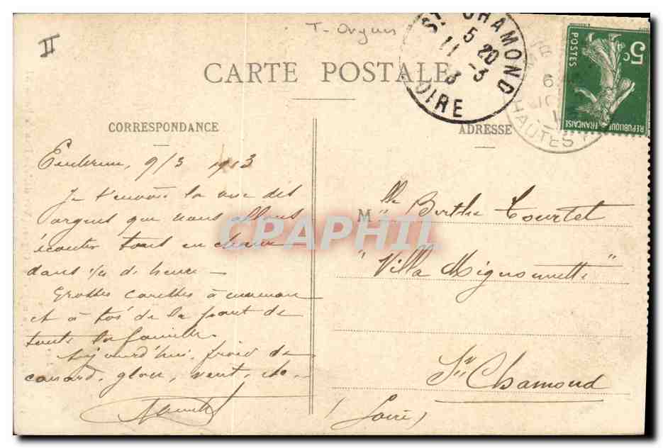 CPA Orgue Embrun Les orgues Don de Louis XI — Verso