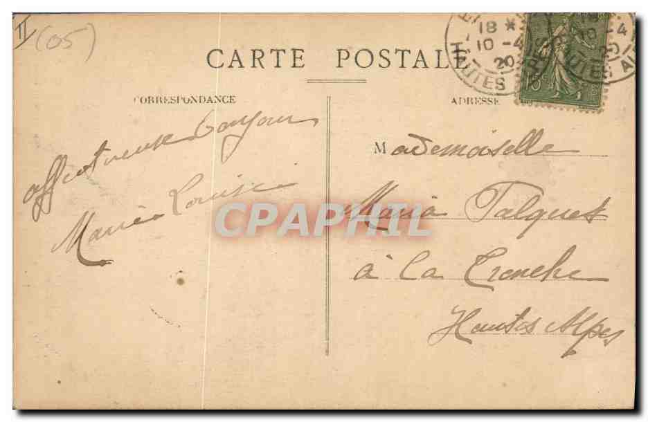 CPA Orgue Embrun Buffet d'orgues de la cathedrale Don de Louis XI — Rückseite