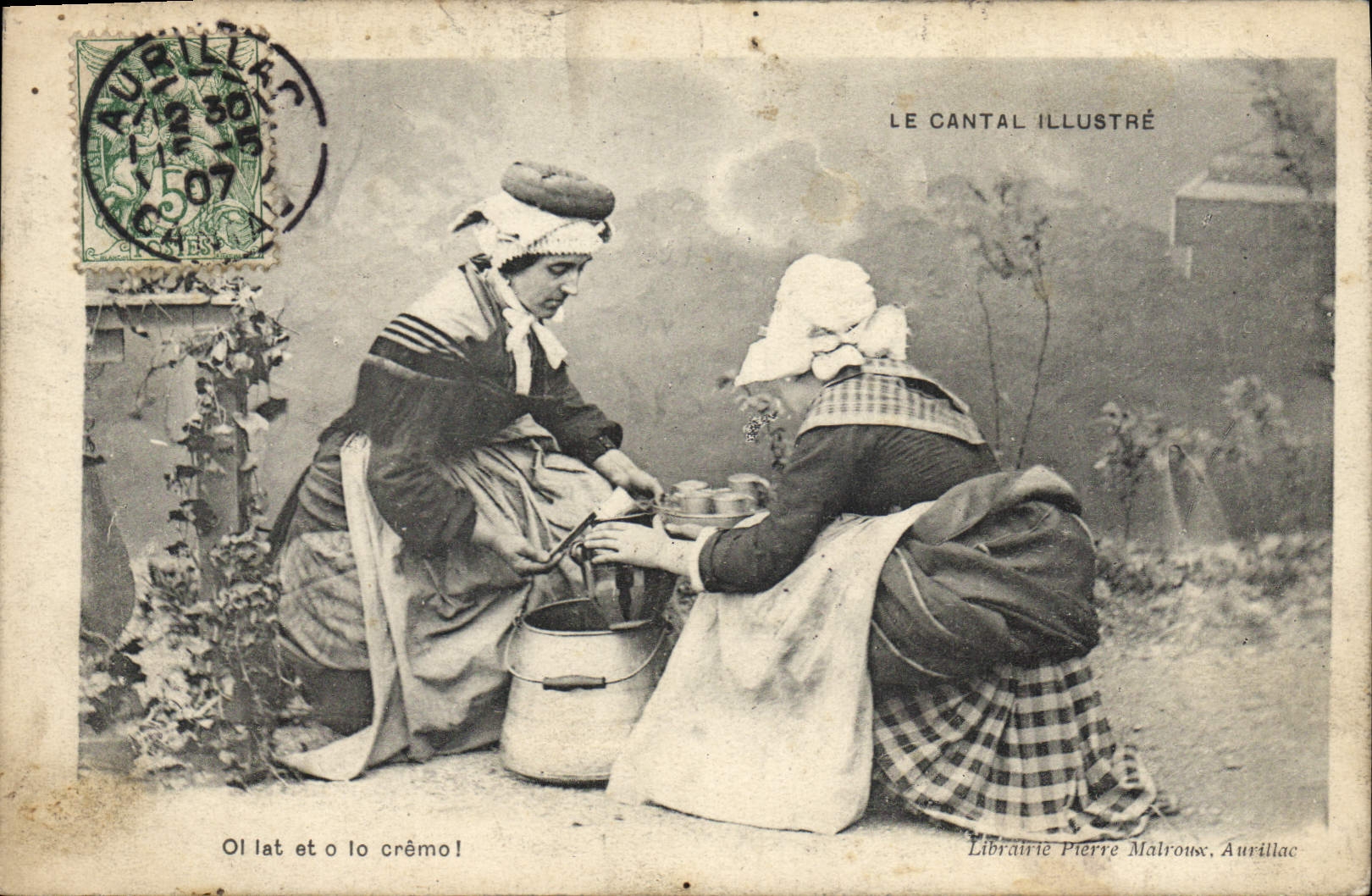 CPA Folklore Cantal 