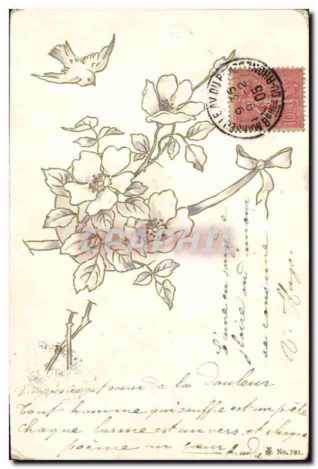 CPA Fantaisie Fleurs 