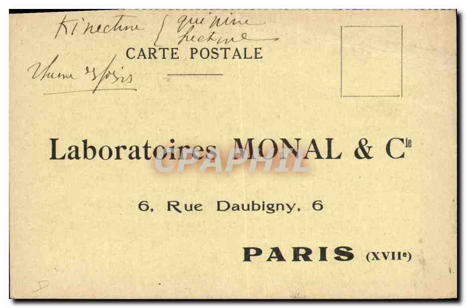 Laboratoires Monal & Cie — Publicité pour Sulfuryl Monal — Paris (XVIIe)