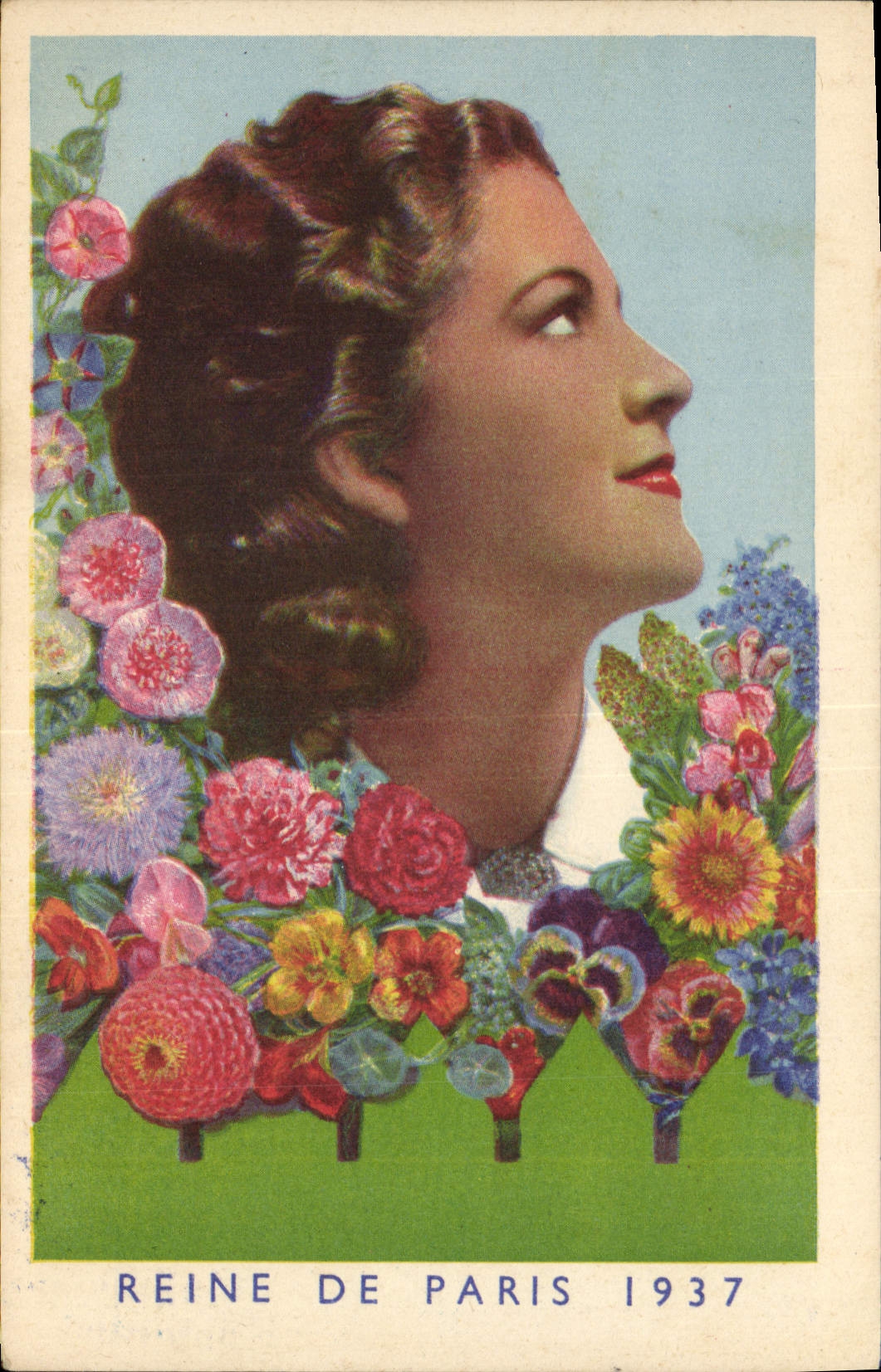 CPA Publicite Reine de Paris 1937