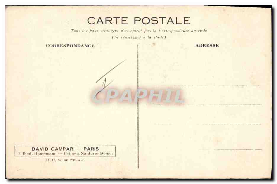 Yolande Laffon — Campari — Studio Lorelle — Rückseite