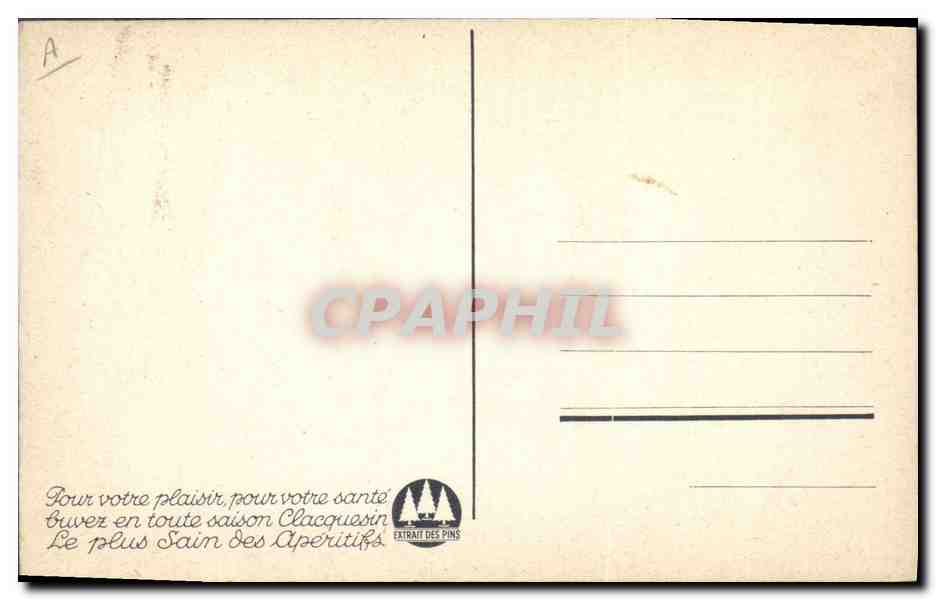 Les Cafés-Concerts de Clacquesin — Spectacle à Radio-Cité, 1938 — Éditeur : Clacquesin — Reverso
