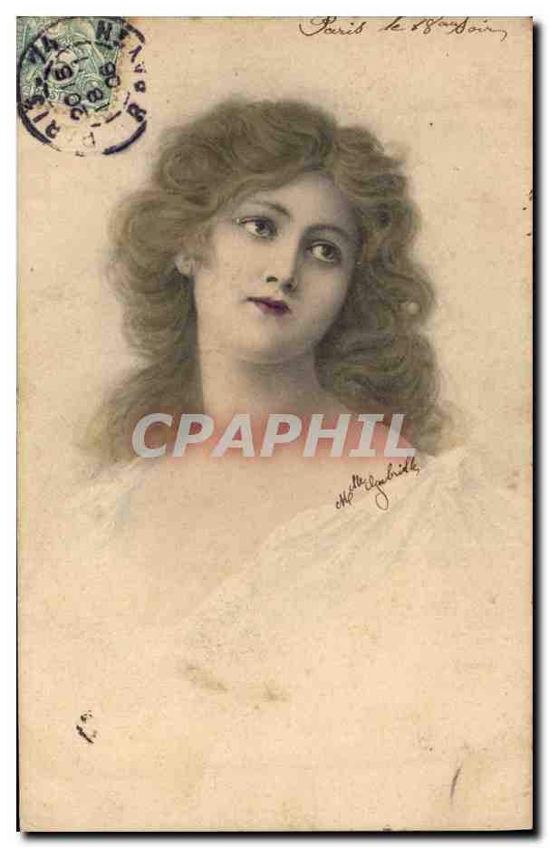 CPA Fantaisie Femme 