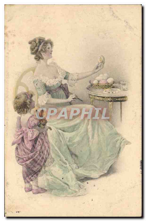 Femme et enfant — scène de vie — éditeur L. Boullet, n° 179