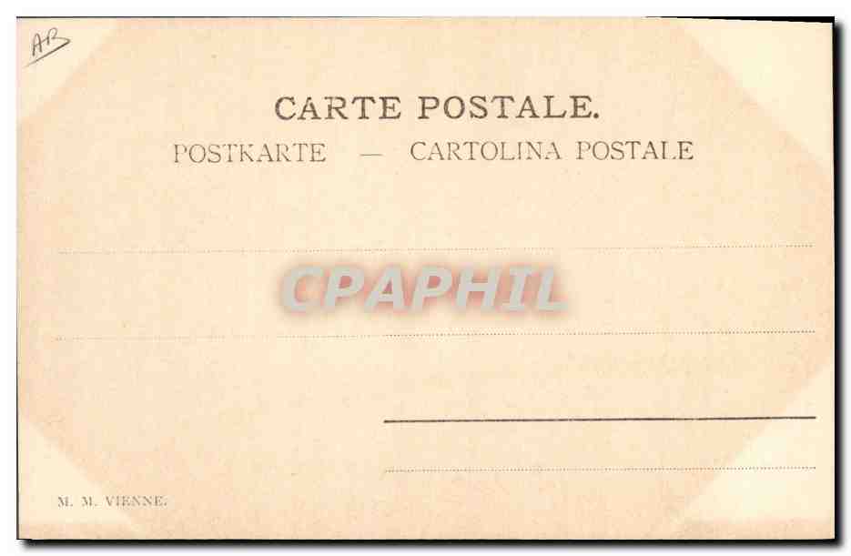 CPA Fantaisie Femme  — Verso