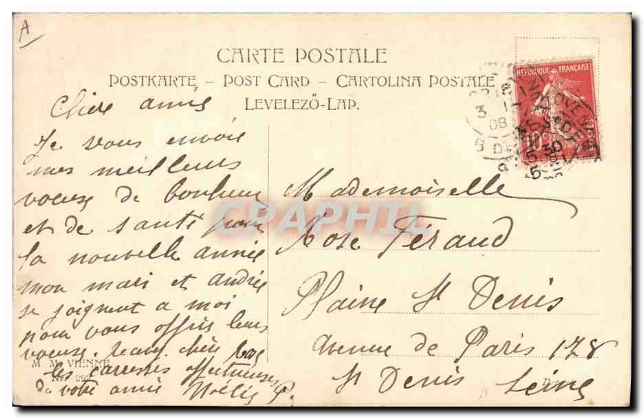 CPA Fantaisie Enfants  — Rückseite