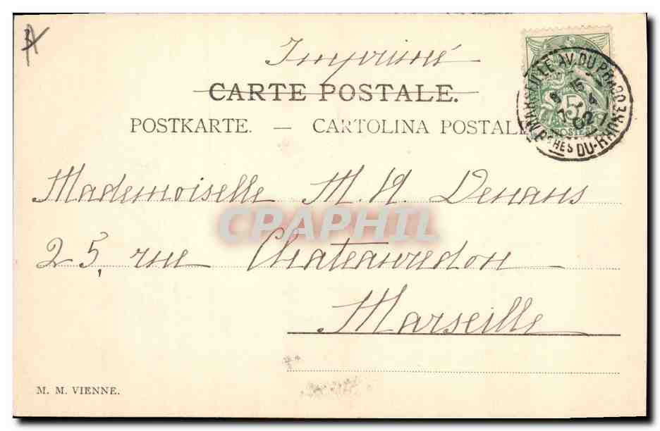 CPA Fantaisie Enfants Moutons Agneaux  — Rückseite
