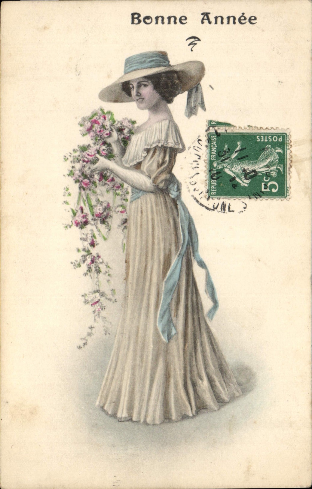 CPA Fantaisie Femme 