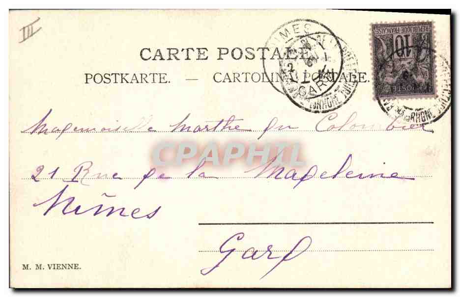 Jeune femme en chapeau à plumes — portrait — éditeur non identifié — Rückseite