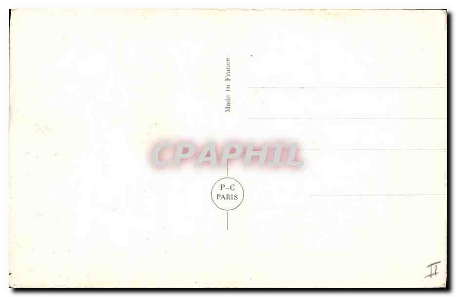 CPA Fantaisie Communion Enfant  — Verso