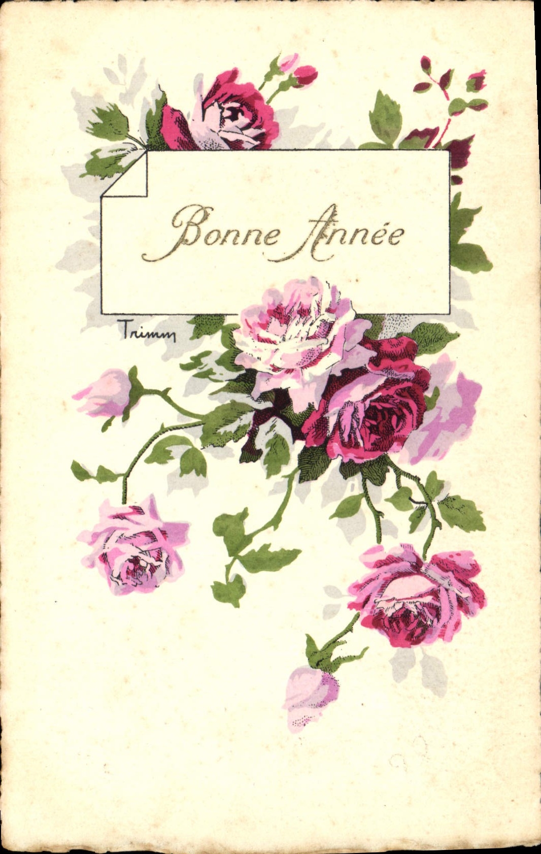 CPA Fantaisie Fleurs 
