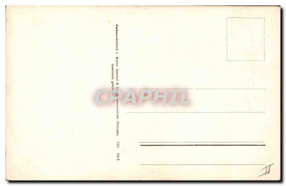CPA Fantaisie Fleurs  — Rückseite