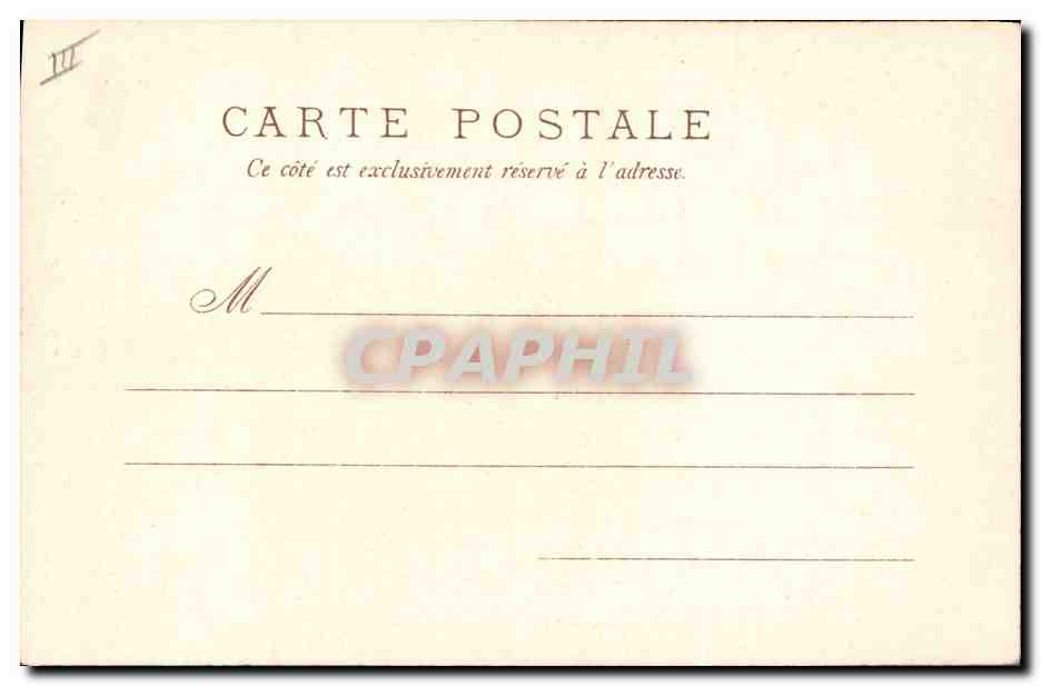 CPA Fantaisie Fleurs  — Rückseite