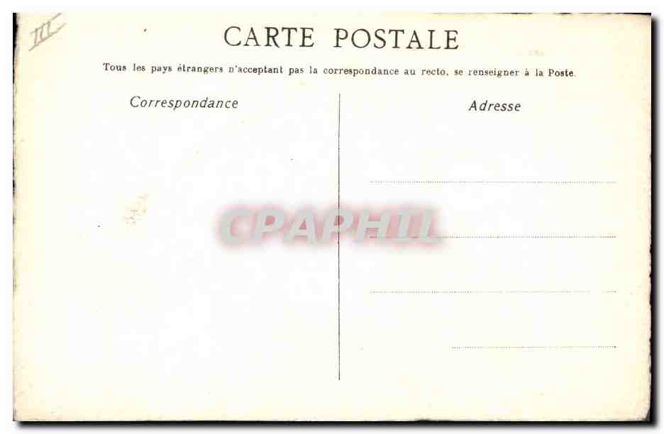 Edelweiss — Feliz Año — Tarjeta postal con flor seca — Reverso