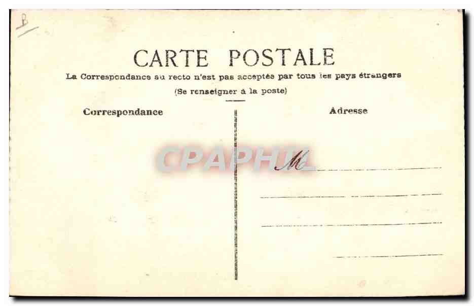 Ski à Chamonix — Éditeur A. Poncelet, N° 10 — avec bouquet de fleurs séchées — Verso