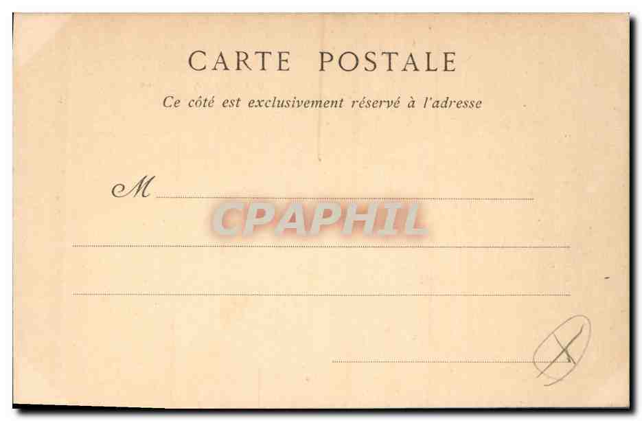 CPA Phare Le jetee un jour de tempete — Rückseite