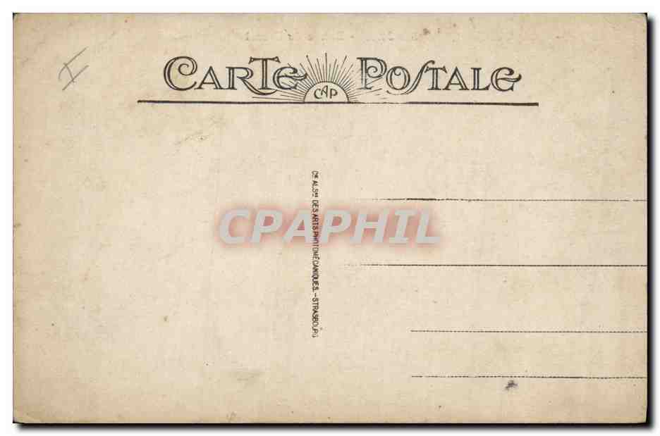 CPA Phare Dunkerque Les jetees Entree du Canal Bateau — Rückseite