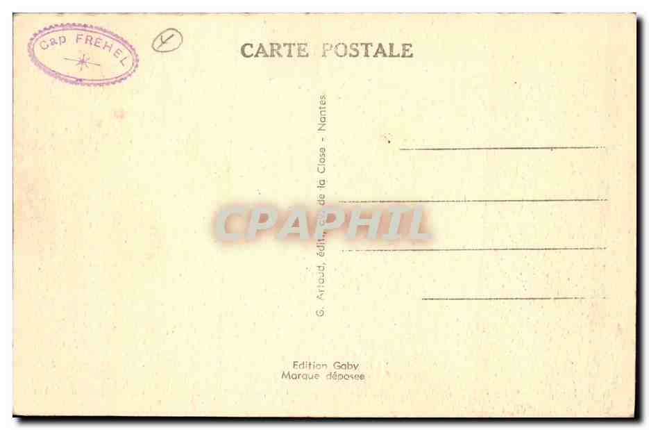 CPA Phare Cap Frehel Le phare et les Houles — Rückseite