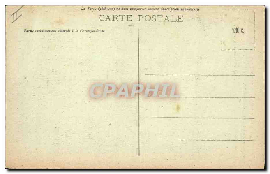 CPA Phare un jour de tempete Gatteville  — Rückseite