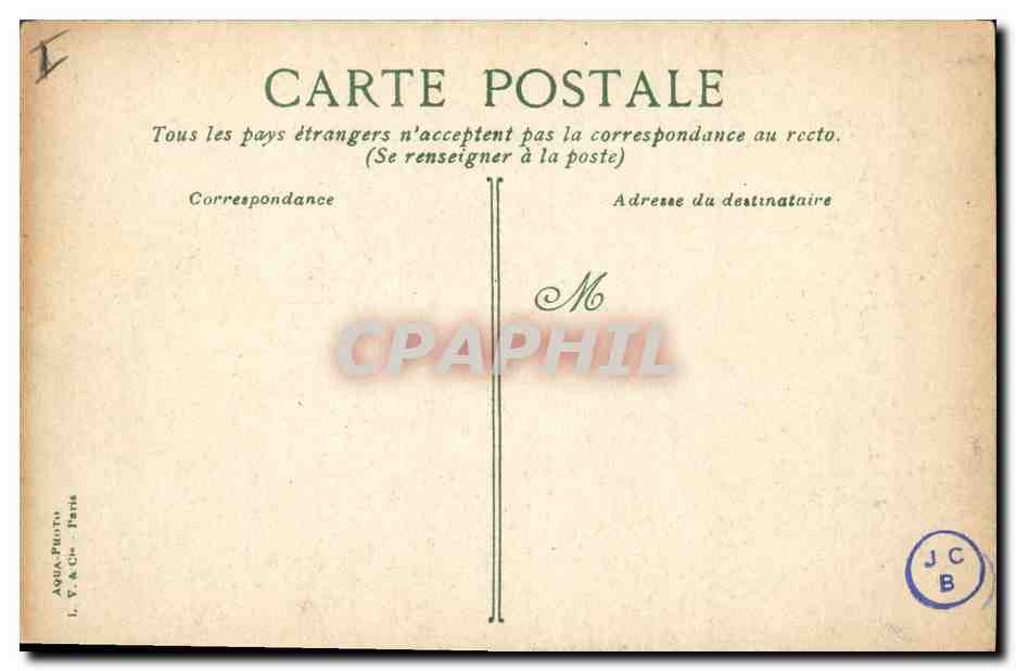CPA Phare Biarritz — Rückseite