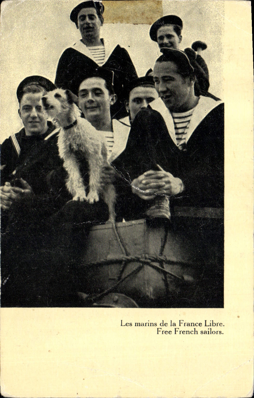CPM Militaria Les marins de la France libre 