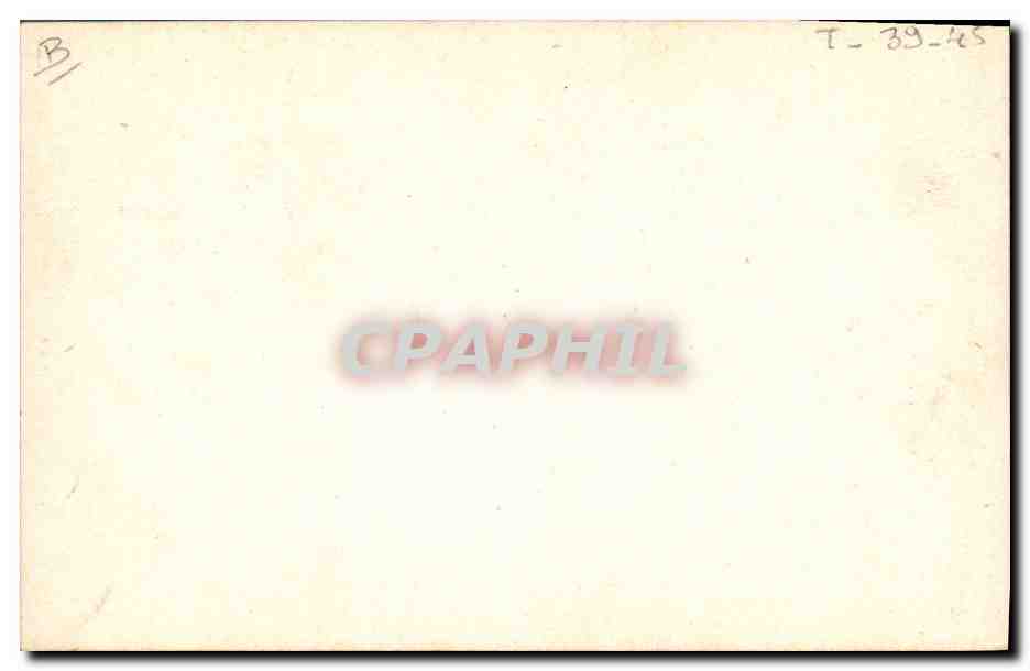 Général de Gaulle — portrait en uniforme — E.R. Paris, n° 123 — Verso