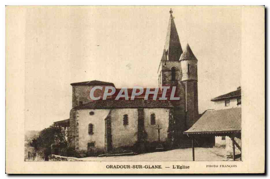CPM Militaria Oradour sur Glane L'eglise 