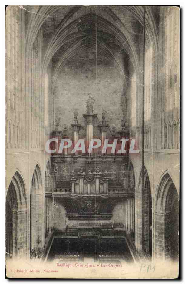 CPA Orgue Basilique St Jean Les orgues 
