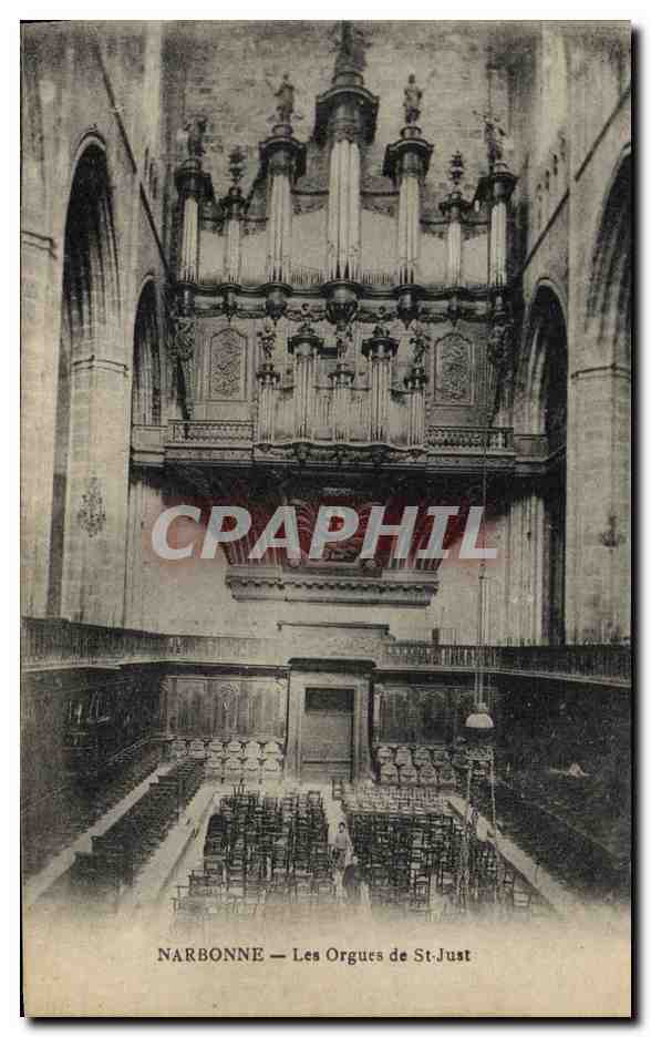 CPA Orgue Narbonne Les orgues de St Just