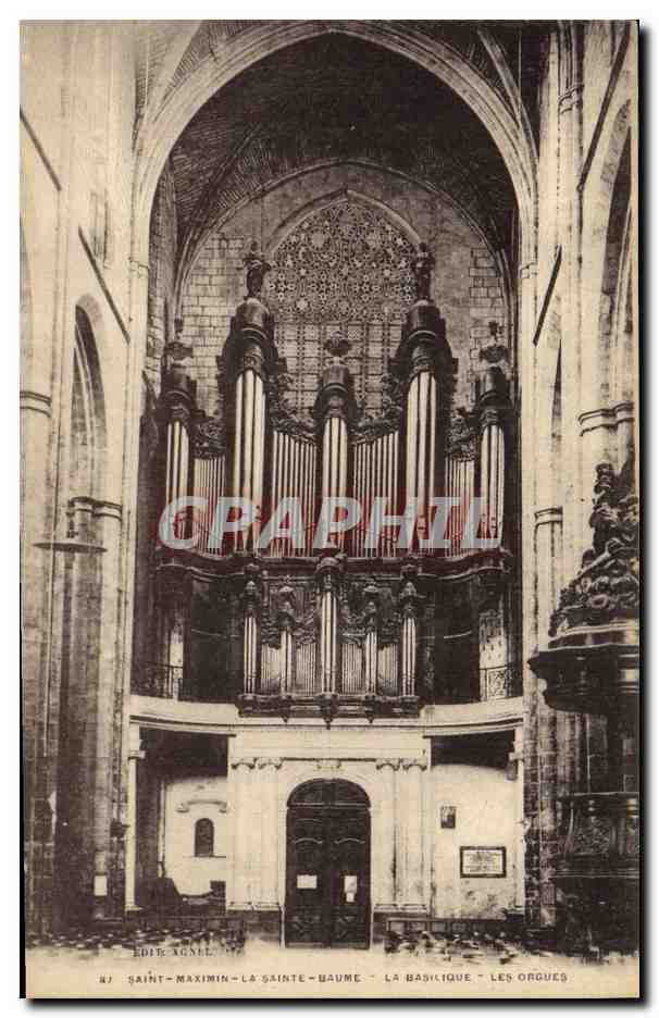 CPA Orgue Saint Maximin la Sainte Baume La basilique Les orgues