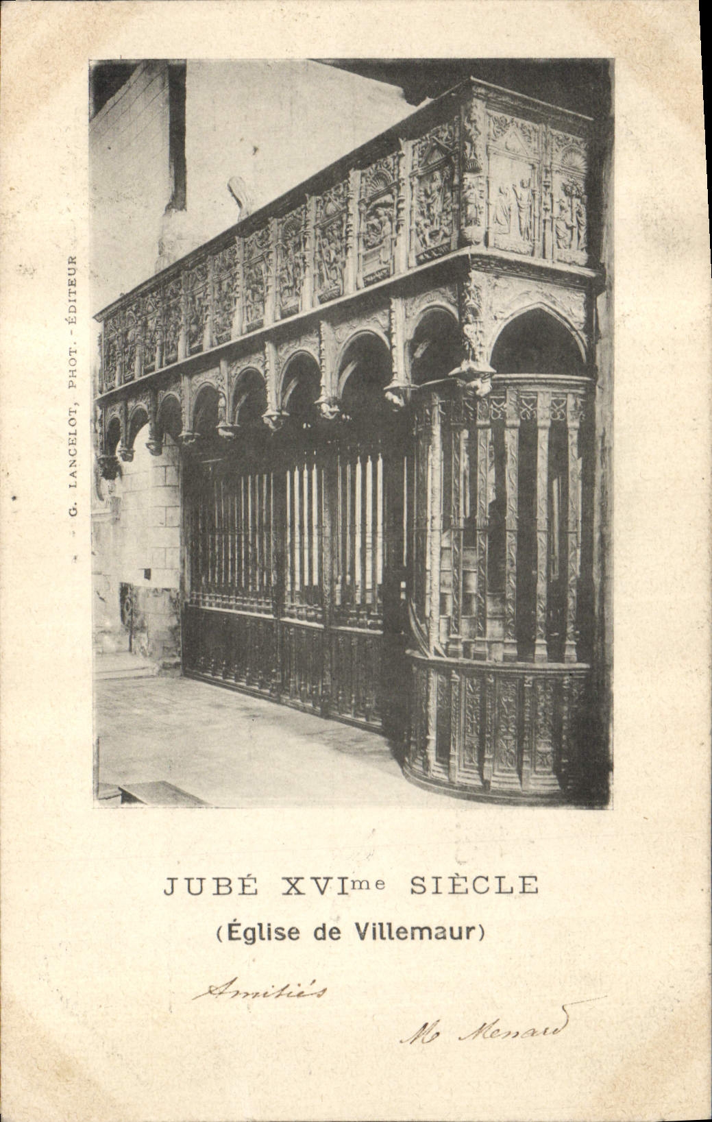 CPA Jube Eglise de Villemaur 