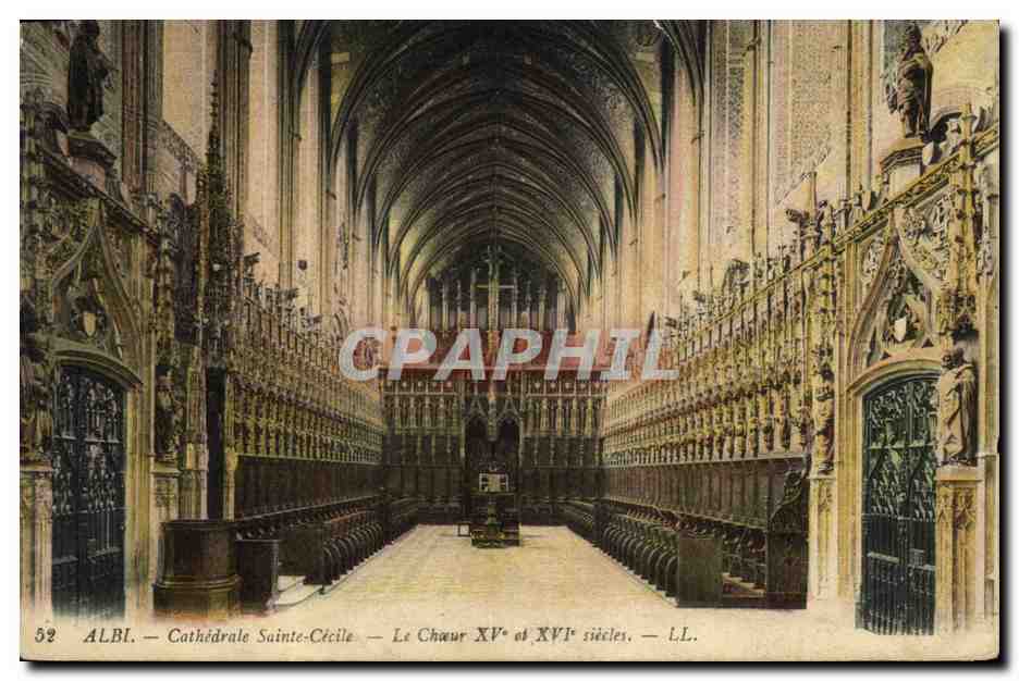CPA Orgue Albi Cathedrale Sainte Cecile