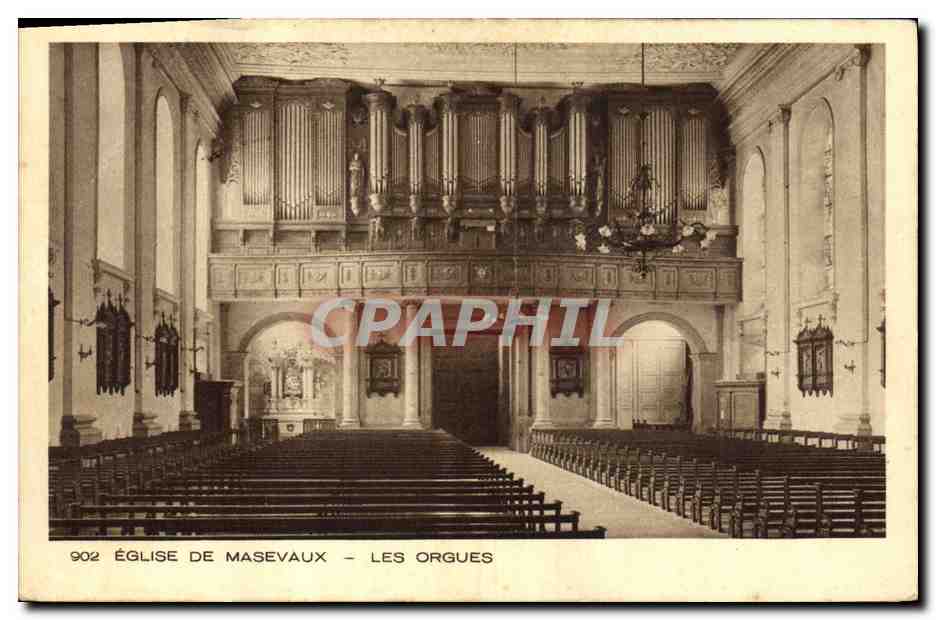 CPA Orgue Eglise de Marvaux Le jube