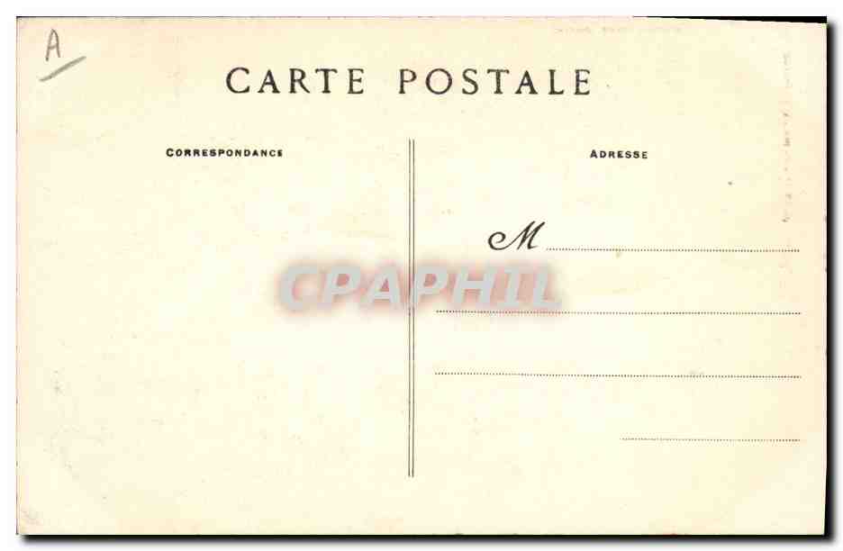 CPA Folklore Costume de Bannalec — Verso