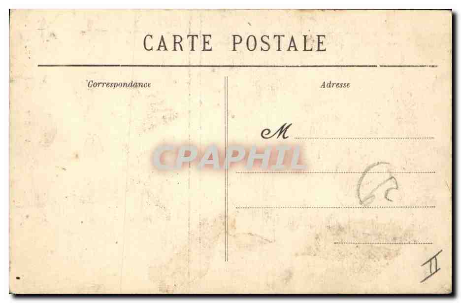 CPA Folklore Jeune fille des environs de Brest — Rückseite