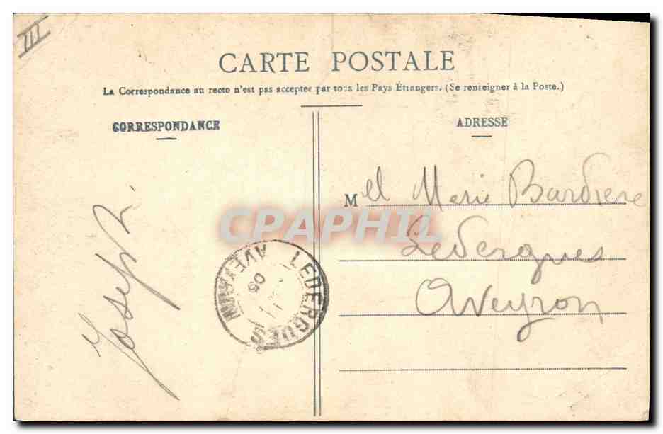 CPA Folklore Bretagne  — Verso