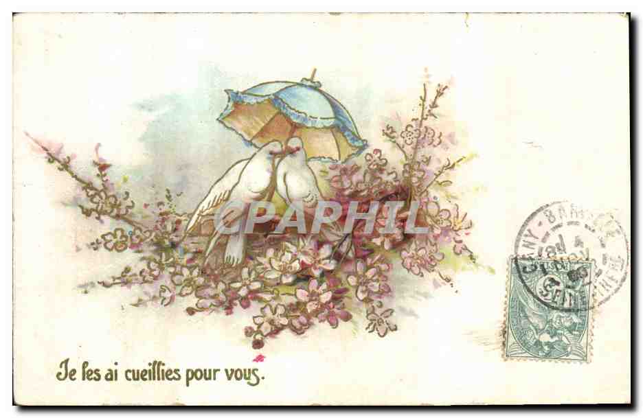 CPA Fantaisie Fleurs Colombes