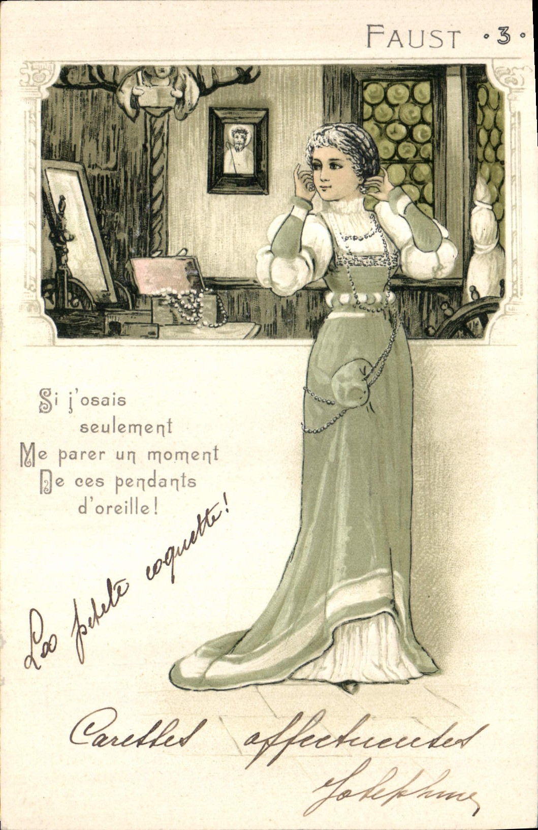 Faust — scène de la pièce — édition Faust n°3